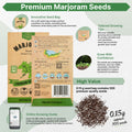 Marjoram Seeds Pack 0.15G