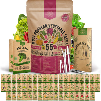 55 Vegetable Seeds Variety Pack