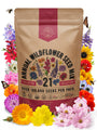 21 Annual Wildflower Seeds Mix Organo Republic