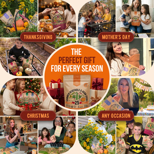 25 Summer Vegetable & Herb Garden Seeds