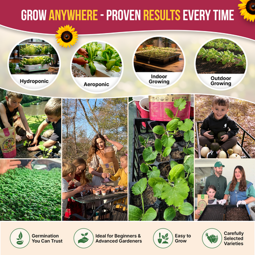 55 Vegetable Seeds Variety Pack