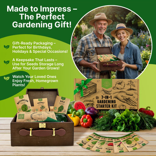 75 Greens & Vegetable Seeds Variety Pack, Garden Seed Starter Kit - Over 44,700 Non - GMO Heirloom Seeds for Planting Vegetables and Greens Garden Seeds Gift Seed Box with Gardening Supplies, Survival Kit - Organo Republic