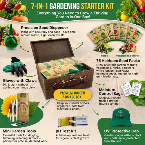 75 Greens & Vegetable Seeds Variety Pack