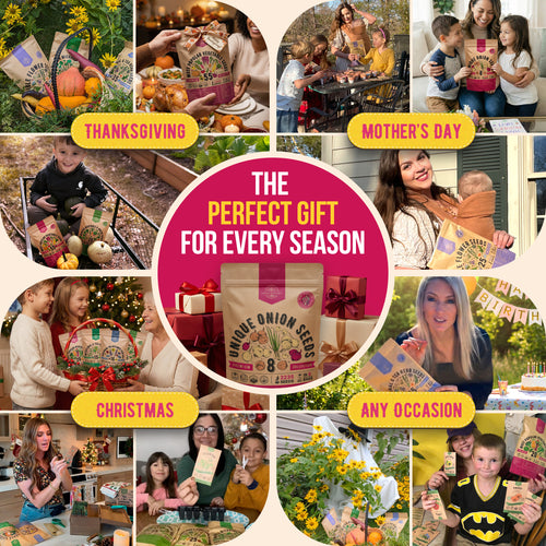 8 Onion Seeds Variety Pack