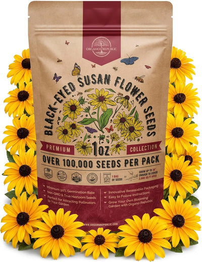 Black-Eyed Susan Seeds – Non-GMO Heirloom