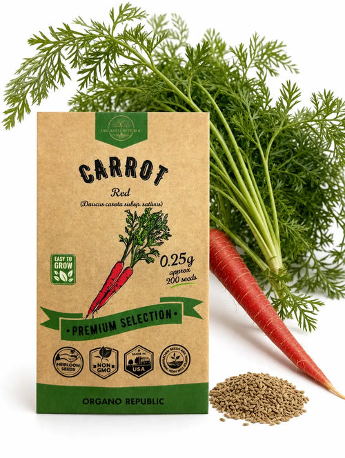 Red Carrot Seeds – Non-GMO Heirloom
