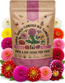 Dahlia Flowered Mix Zinnia Seeds Organo Republic