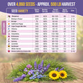 Edible Flower Seeds Variety Pack Organo Republic