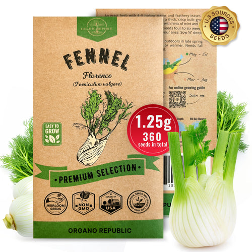 Fennel Florence Seeds Pack 1.25G