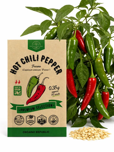 Hot Chilli Pepper Fresno Seeds