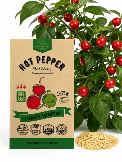 Hot Pepper Red Cherry Seeds