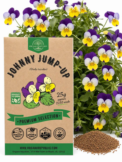 Johnny Jump-Up Seeds – Non-GMO Heirloom