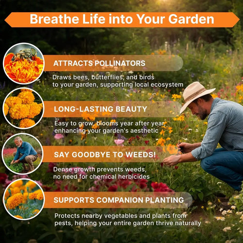 Marigold Seeds Pack Organo Republic