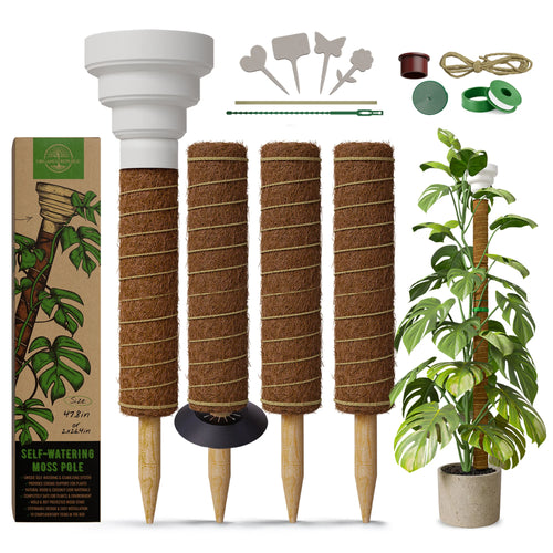 Moss Pole Monstera Plant Support Stakes - 2x26.4 or 48.7