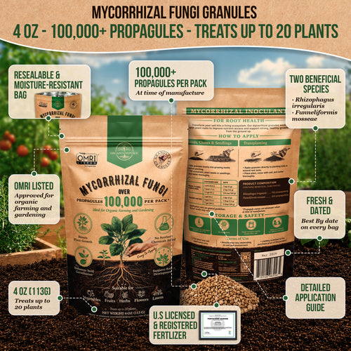 Mycorrhizal Fungi Granules 4oz