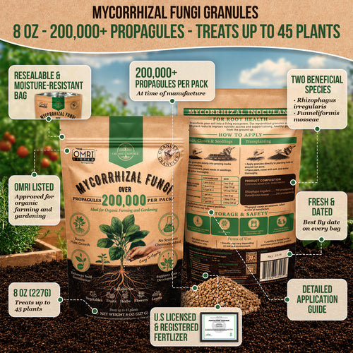 Mycorrhizal Fungi Granules 8oz