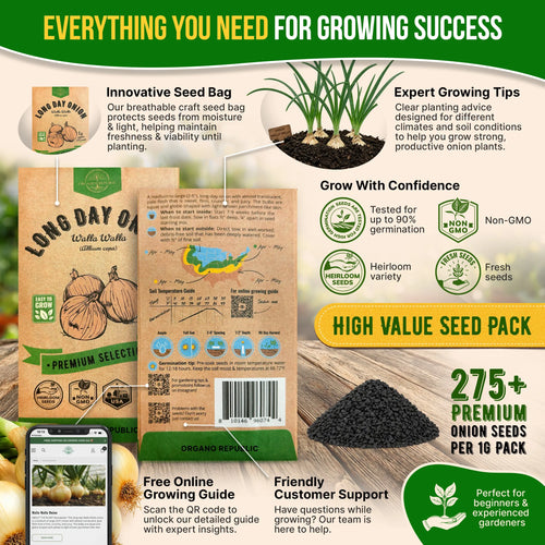 Onion Walla Walla Seeds Pack 1G