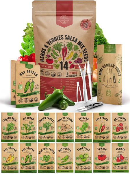 Pepper Seeds Variety Pack Organo Republic