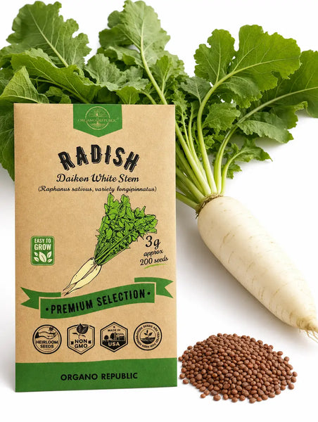 Radish White Stem Seeds