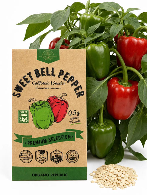California Wonder Pepper Seeds – Non-GMO Heirloom
