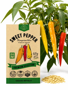 Sweet Hungarian Wax Pepper Seeds – Non-GMO Heirloom