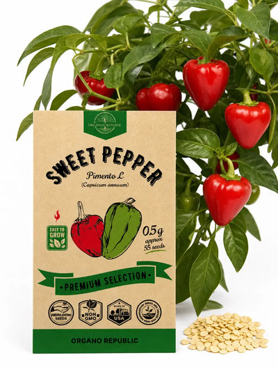 Pimento Pepper Seeds – Non-GMO Heirloom