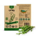Thyme Seeds Pack 0.5 G - Over 1,350 Non-GMO Heirloom Thyme Seeds for Planting Herbs in Individual Seed Packet, Herbs Seeds for Planting Home Garden Indoor & Outdoor Gardening - Organo Republic