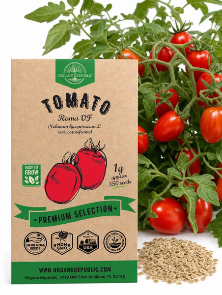 Tomato Roma VF Seeds - Organo Republic