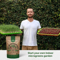 Beet Sprouting & Microgreens Seeds - Non - GMO, Heirloom Sprout Seeds Kit in Bulk 1lb Resealable Bag for Planting & Growing Microgreens in Soil, Coconut Coir, Garden, Aerogarden & Hydroponic System. - Organo Republic