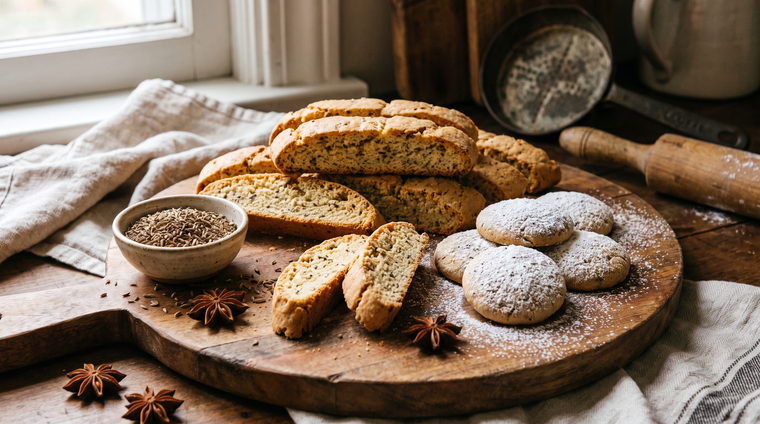 Sweet, licorice-scented anise seeds are a classic in home baking.
