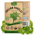Italian Parsley Seeds Pack 5G - Over 2,000 Non - GMO Heirloom Parsley Seeds for Planting Herbs in Individual Seed Packet, Herbs Seeds for Planting Home Garden Indoor & Outdoor Gardening - Organo Republic