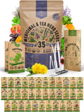 35 Medicinal & Tea Herb Seeds Variety Pack