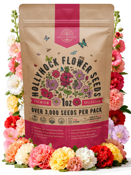 Hollyhock Seeds 1oz