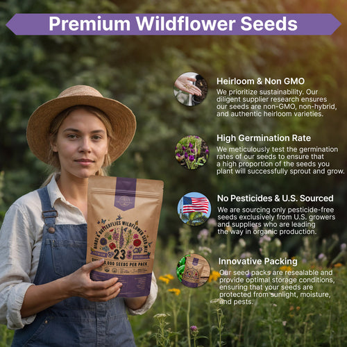 23 Birds & Butterflies Wildflower Seed Mix 1 oz