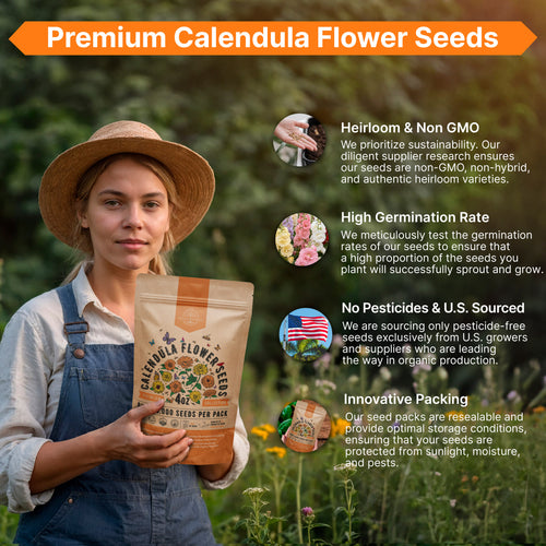 Calendula Seeds 4oz