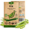 Pea Oregon Sugar Pod II Seeds Pack 15G - Over 75 Non - GMO Heirloom Pea Seeds for Planting Vegetables in Individual Seed Packet, Vegetable Seeds for Planting Home Garden Indoor & Outdoor Gardening - Organo Republic