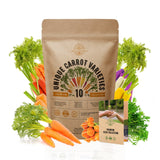 Vegetable Seeds Variety Pack - 10 Carrot Seeds Variety Pack - Over 3600 Non-GMO, Heirloom Seeds
