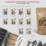 10 Rare Beet & 8 Onion Seeds Variety Packs Bundle - Organo Republic