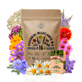 Wildflower Seeds Variety Pack - 16 Perennial Wildflower Seeds Variety Pack - Over 100,000 Non-GMO, Heirloom Seeds