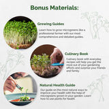 Cress Microgreens & 20 Most Popular Vegetables Seeds Bundle Non-GMO Heirloom Seeds for Planting Indoor and Outdoor Over 361,300 Microgreen & Vegetables Seeds in One Value Bundle - Organo Republic