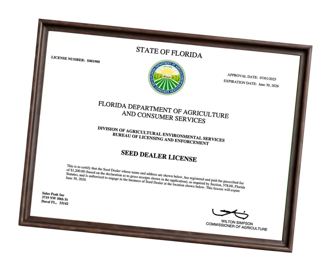 Licensed Seed Dealer